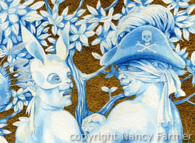 'The Naked Masquerade' - close-up detail3