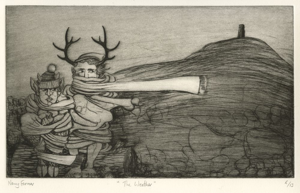 'The Weather - Drypoint