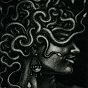 The Medusa mezzotint image - printed
