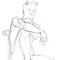 thumbnail of 
	Life Drawing Sketch 2008-8