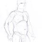 Life Drawing Sketch 2009-44