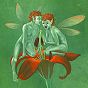 Pistils and stamens - Rude fairy painting in Gouache by Nancy Farmer