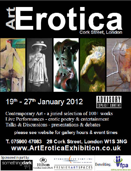 Flier for Art Erotica Exhibition